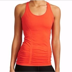 Athleta | Orange Racerback Top Small EUC